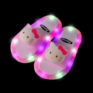 Yesteem Children's Animal Ducks Unicorn Cartoon Sandals Shoes Outdoor Led Boys Luminous Slides Slippers Smile Lighted Kids Slippers