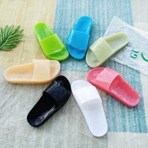Yesteem Factory Directly High Quality Jelly Slippers for Men Thick Sole Flat Jelly Slides for Women Slipper