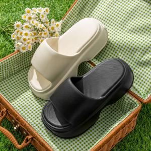 Yesteem New Fashion Thick-soled Slippers for Women Summer Height-enhancing Non-slip Sandals Beach Shoes
