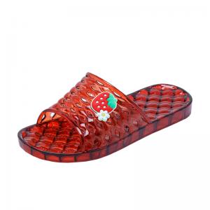 Yesteem New Summer Crystal Jelly Transparent Plastic slippers Women Indoor Fruit Soft Bottom Pvc Non-slip slippers